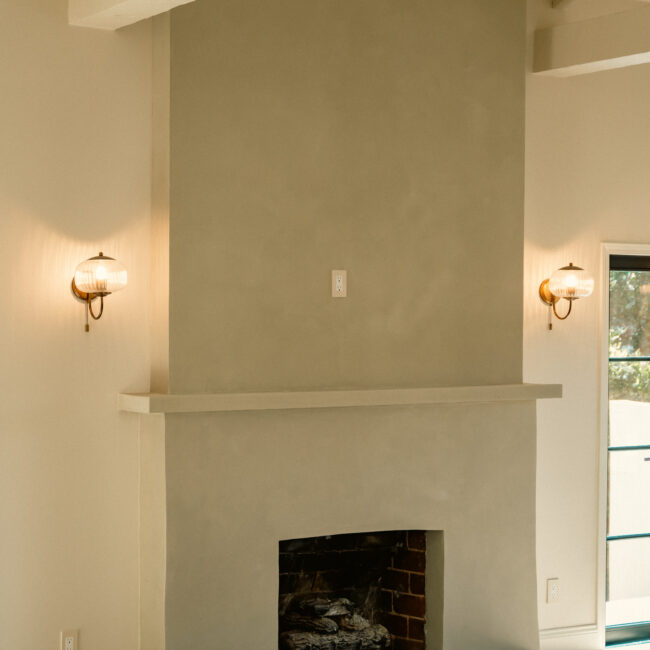 Living Room Renovation – Fireplace and Lighting – RODO Development INC
